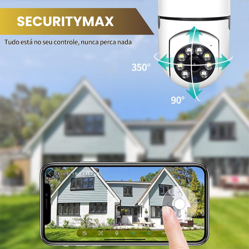 Segurança Completa Para Sua Família: Leve 2 Câmeras 360 WiFi e Ganhe Uma Mini Câmera!