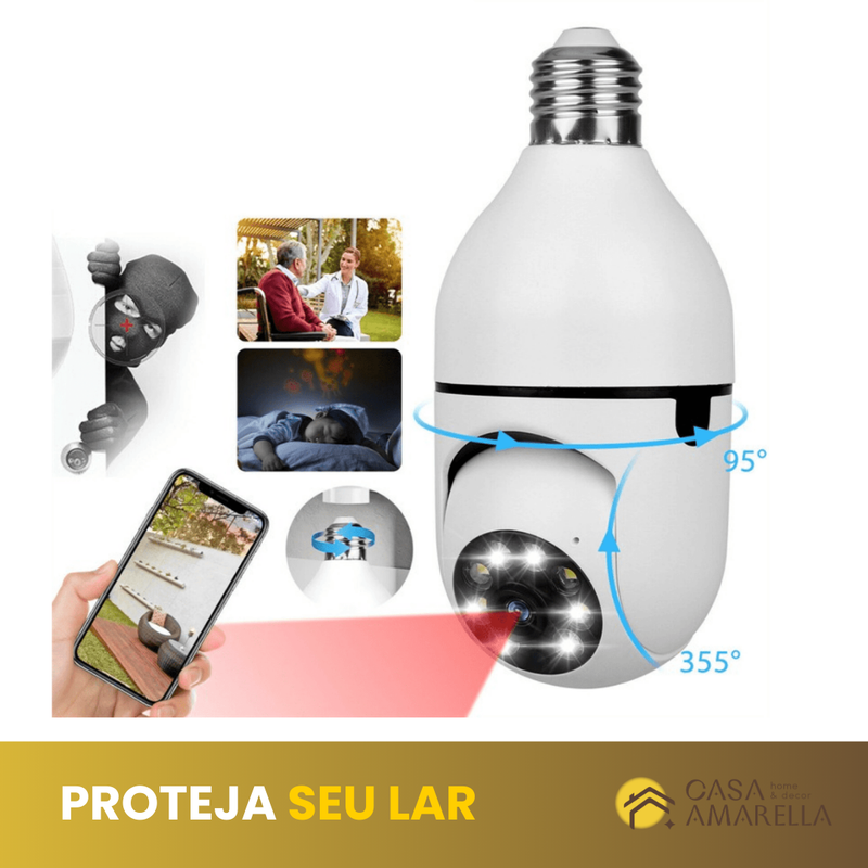 Segurança Completa Para Sua Família: Leve 2 Câmeras 360 WiFi e Ganhe Uma Mini Câmera!