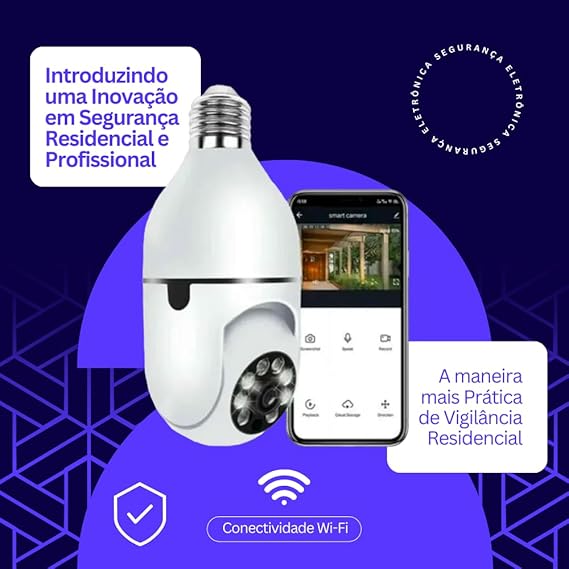 Segurança Completa Para Sua Família: Leve 2 Câmeras 360 WiFi e Ganhe Uma Mini Câmera!