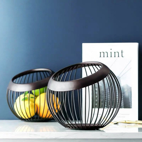 Fruteira de Mesa em Metal Moderna – Linha Eco Iron Design Sustentável
