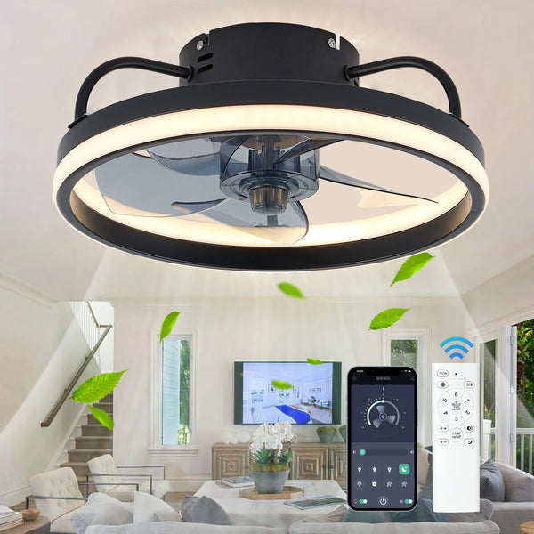 Ventilador de Teto Portátil com Iluminação – Ventiluz Elegance